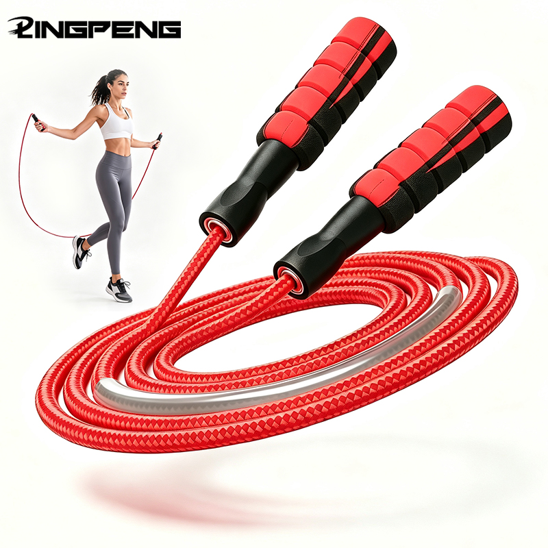 Jump Rope Speed Bearing - เชือกกระโดดความเร็วสูงสำหรับครอสฟิต ปรับความยาวได้ พร้อมลูกปืนและด้ามจับกันลื่น