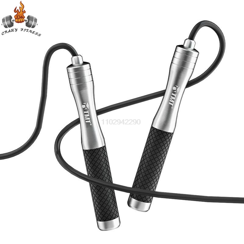 Jump Rope Speed Bearing - เชือกกระโดดความเร็วไม่ใช่น้ําหนักแบริ่งข้าม Professional FAT Burning Fitness ลดน้ําหนักการออกกําลังกายนักเรียนผู้ใหญ่เชือกลวด