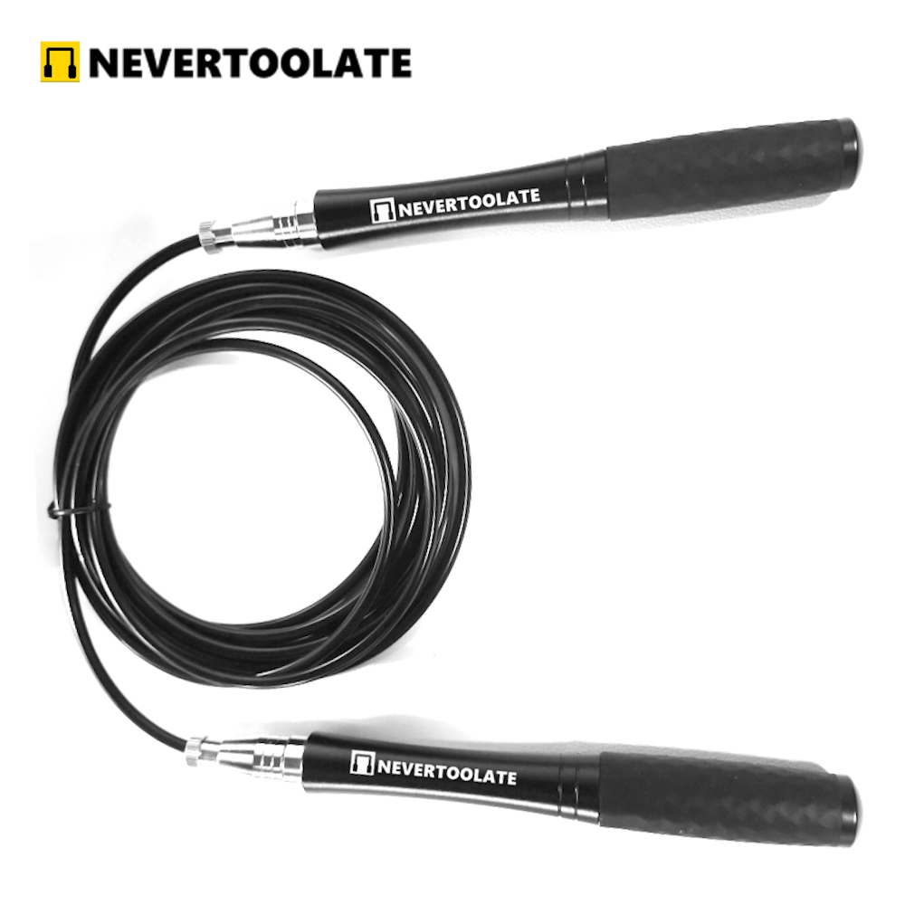 Jump Rope Speed Bearing - 279 กรัม 4 มม.เส้นผ่านศูนย์กลางสายเหล็ก Heavy ถ่วงน้ําหนักอลูมิเนียม