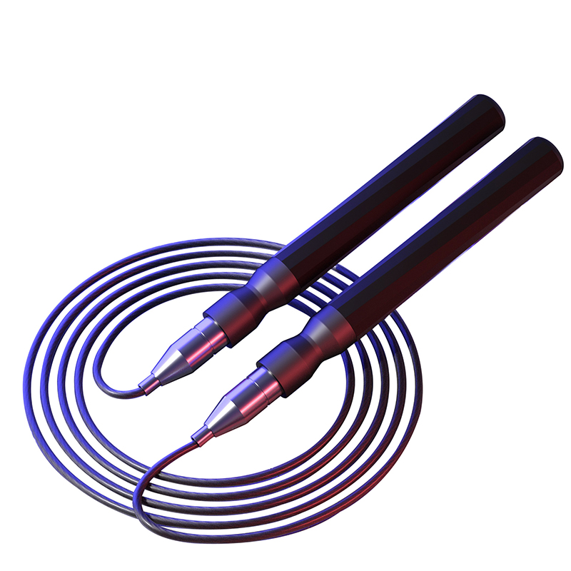 Jump Rope Speed Bearing - เชือกกระโดด, เชือกกระโดดความเร็วสูงที่พันกันได้พร้อมลูกปืนสําหรับผู้หญิง, ผู้ชายและเด็ก, เชือกกระโดดเหล็กปรับได้