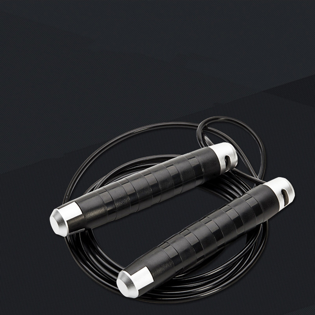 เชือกกระโดดเหล็กสีดำ ระบบลูกปื - Jump Rope Speed Bearing บทวิจารณ์และราคา