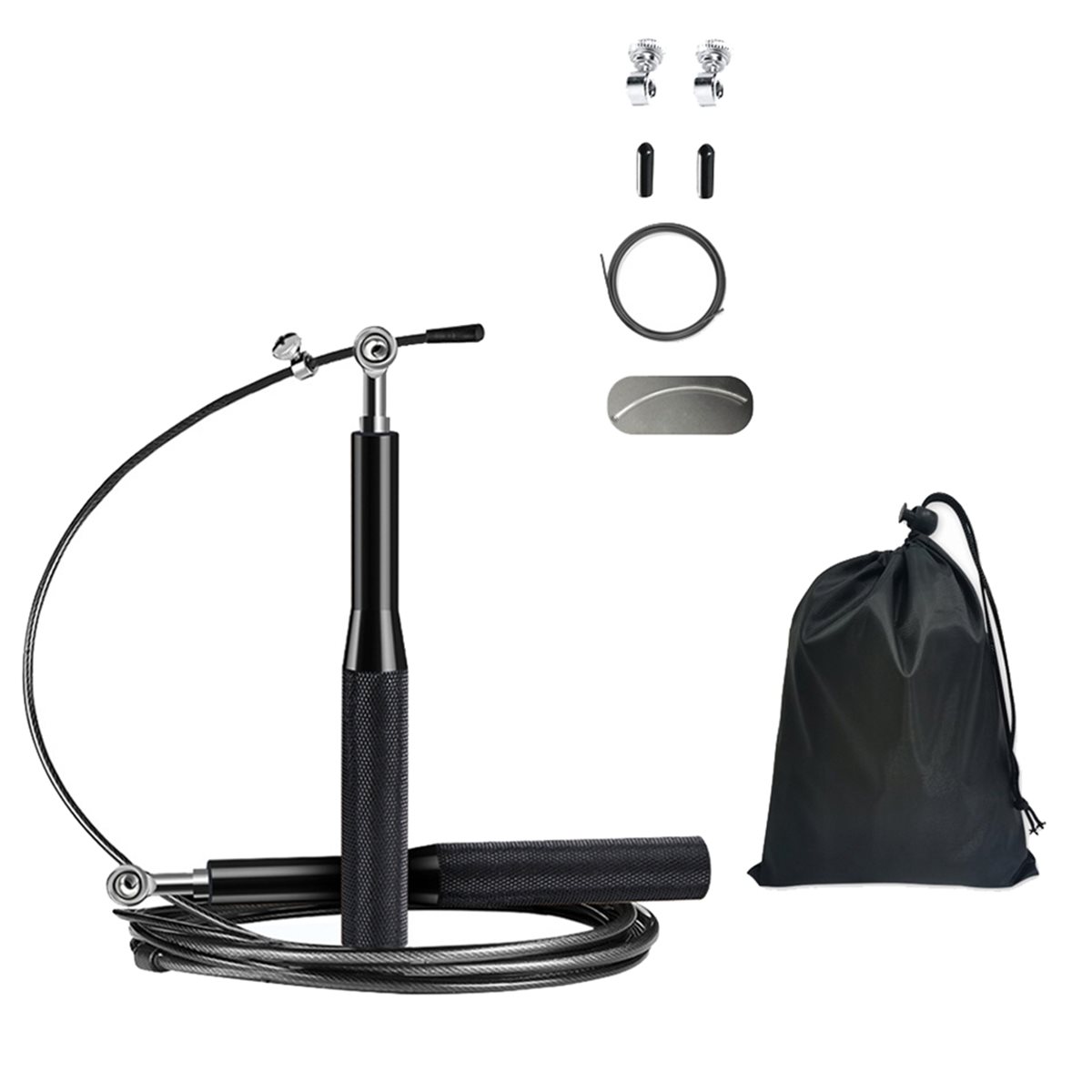 เชือกกระโดดแบบปรับได้พร้อมด้าม - Jump Rope Speed Bearing บทวิจารณ์และราคา