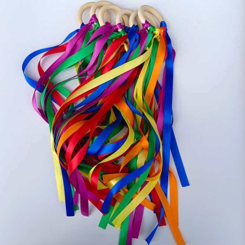 วิ้งค์สายรุ้งพร้อมห่วงไม้ อุปก - Gymnastic Ring Wood บทวิจารณ์และราคา