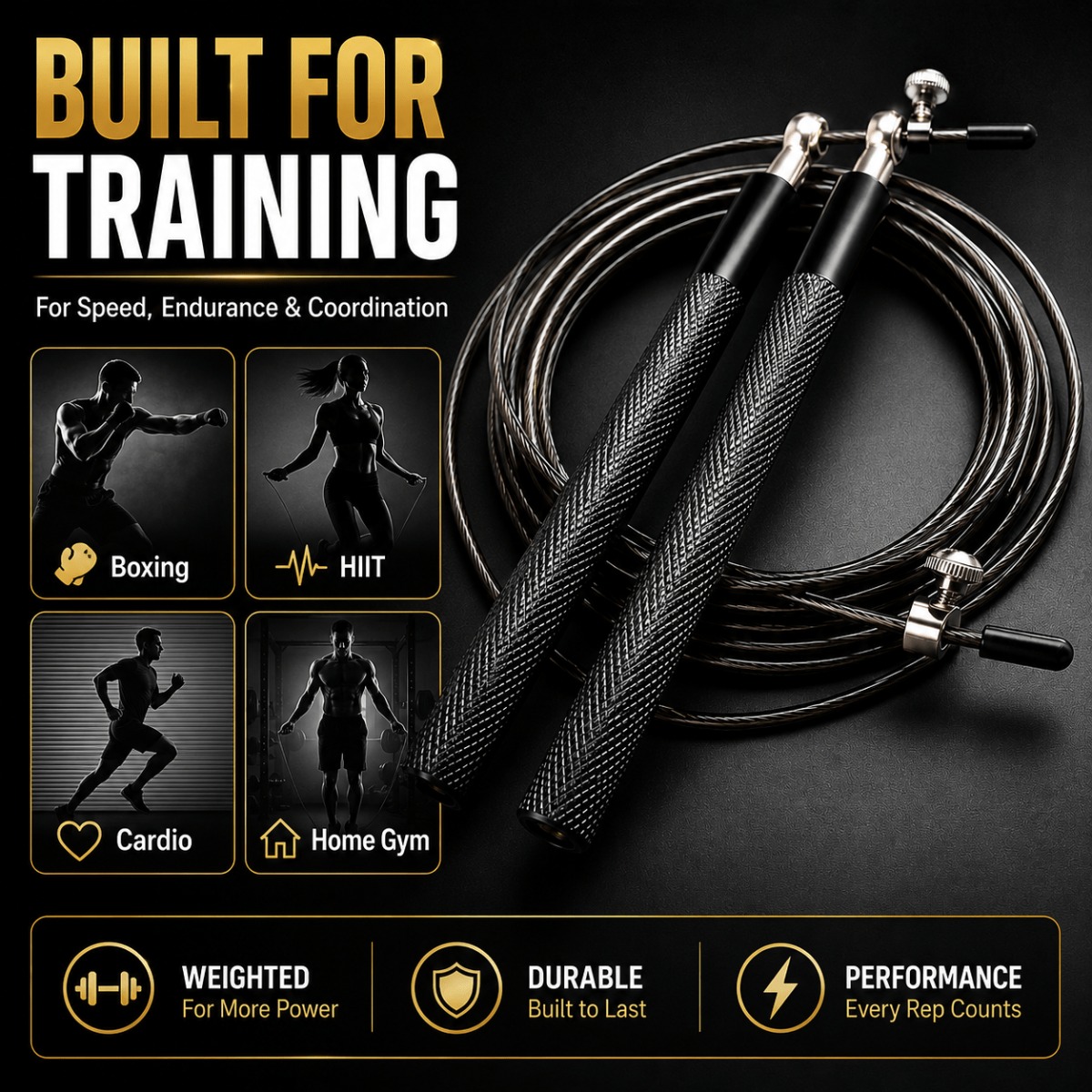 เชือกกระโดดแบบหมุนได้ 360 องศา - Jump Rope Speed Bearing บทวิจารณ์และราคา
