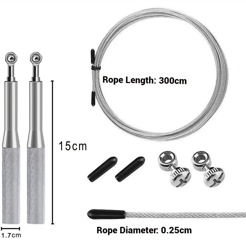เชือกกระโดดแบบหมุนได้ 360 องศา - Jump Rope Speed Bearing บทวิจารณ์และราคา