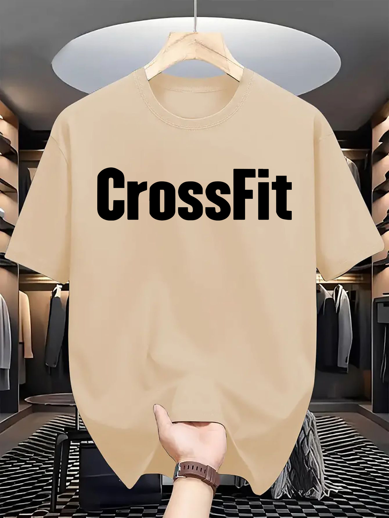 เสื้อยืดแขนสั้นคอกลมผ้าฝ้าย 10 - Crossfit Mayhem บทวิจารณ์และราคา