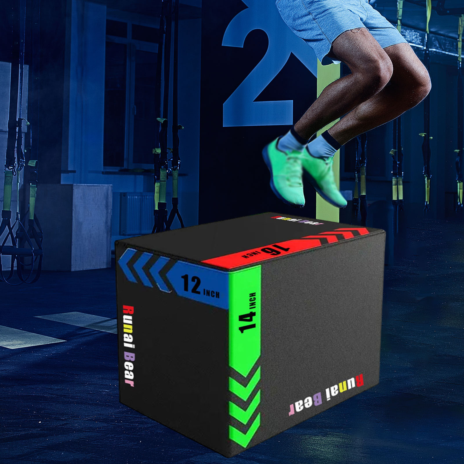 กล่องกระโดดพลายโอแบบพกพา อุปกร - Box Jump Plyo บทวิจารณ์และราคา