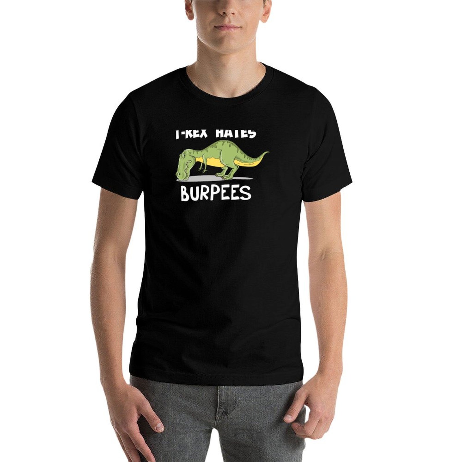 เสื้อยืด T-Rex Hates Burpees เ - Crossfit Mayhem บทวิจารณ์และราคา