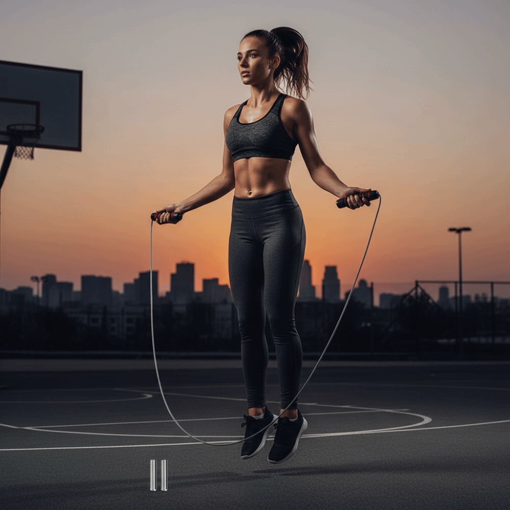 เชือกกระโดดปรับความยาวได้ ด้าม - Jump Rope Speed Bearing บทวิจารณ์และราคา